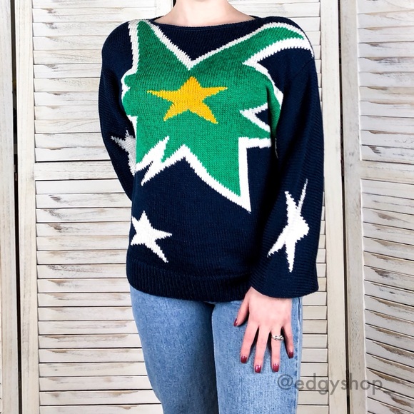 Alexandria | Vintage Starburst Ugly Sweater - Picture 2 of 7